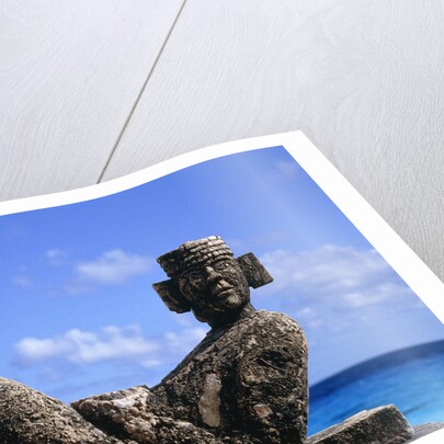 Sculpture by the ocean in Cancun, Mexico by Anonymous