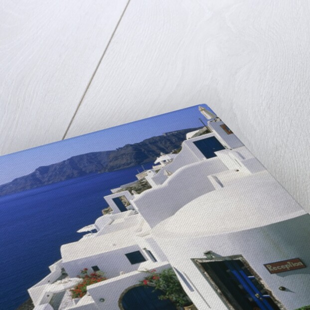 Apartment block in Oia, Santorin, Greece by Anonymous