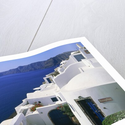 Apartment block in Oia, Santorin, Greece by Anonymous