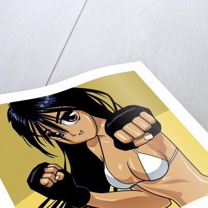 Anime Girl Fighter by Anonymous