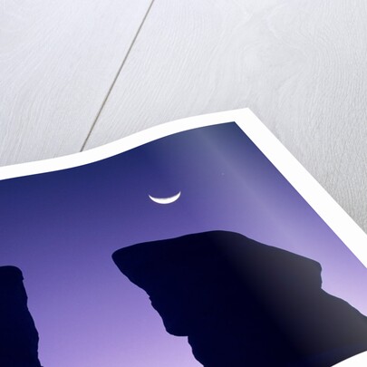 Rock formation in Devil's Garden at night by Anonymous