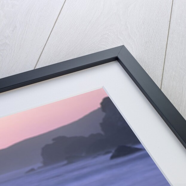 USA, California, Redwood National Park, Rocky shore with surf, dusk by Anonymous