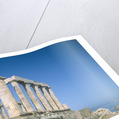 Poseidon Temple in the Sounion National Park, Greece, Attica by Anonymous