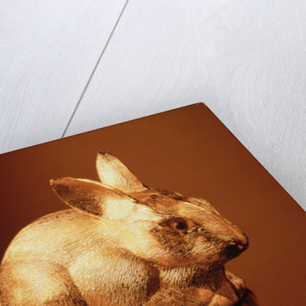 Golden Easter bunny by Anonymous