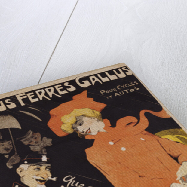 Pneus Ferres Gallus Poster by Jules Alexandre Grun