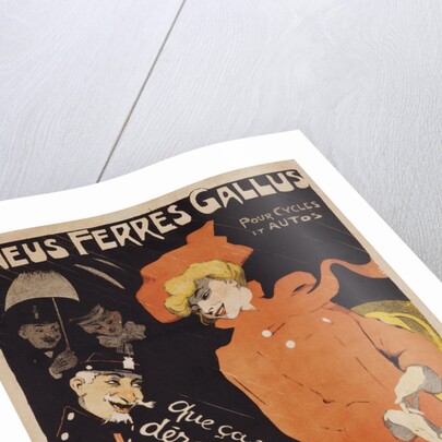 Pneus Ferres Gallus Poster by Jules Alexandre Grun