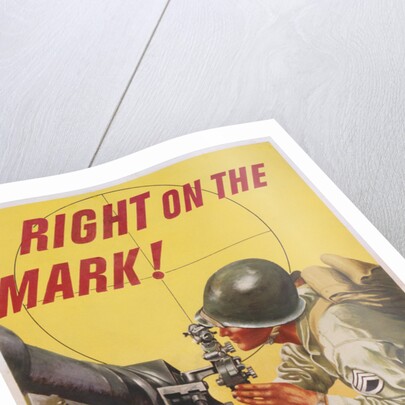 Right on the Mark! Army Recruitment Poster by Anonymous