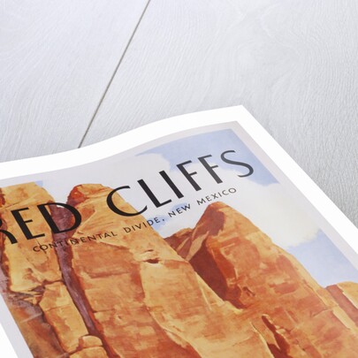 Red Cliffs Poster by Elms by Anonymous