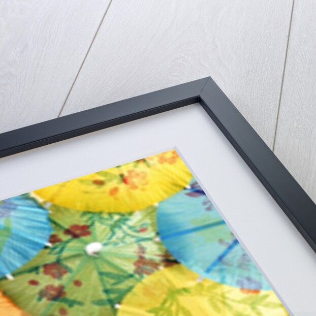 Colourful paper shades by Anonymous