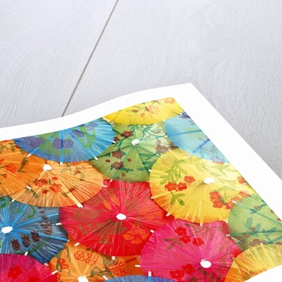 Colourful paper shades by Anonymous