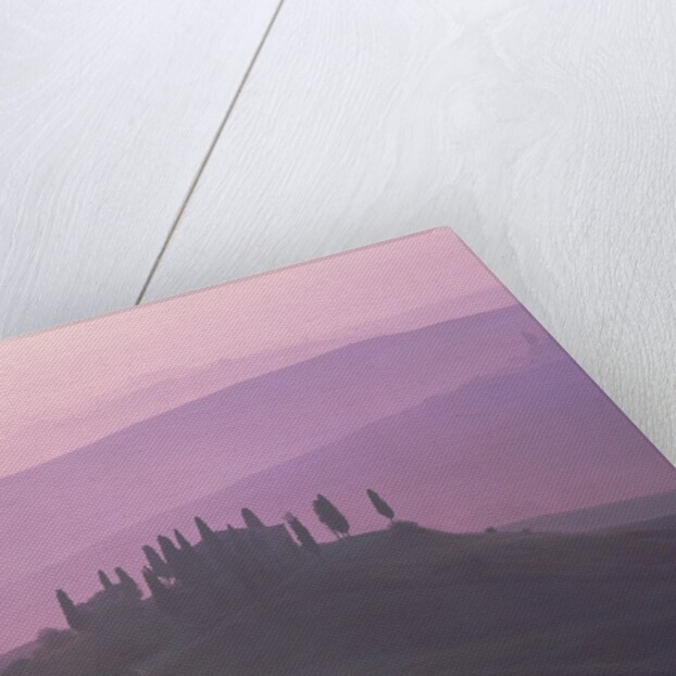 House at dawn in the Tuscany by Anonymous