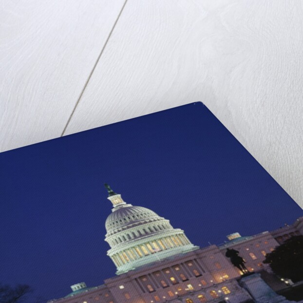 Illuminated Capitol at night, Washington D.C. by Anonymous