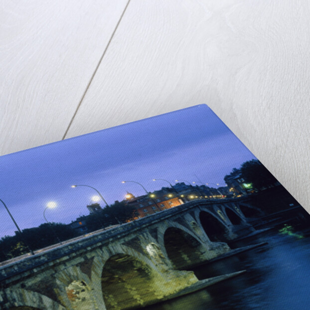 GEOGRAPHY & TRAVEL EUROPE FRANCE ALBI ARCHITECTURE BRIDGE BOW ARCH BRIDGE RIVER WATER Illumin by Anonymous