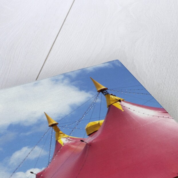 Low angle view of a circus tent roof by Anonymous