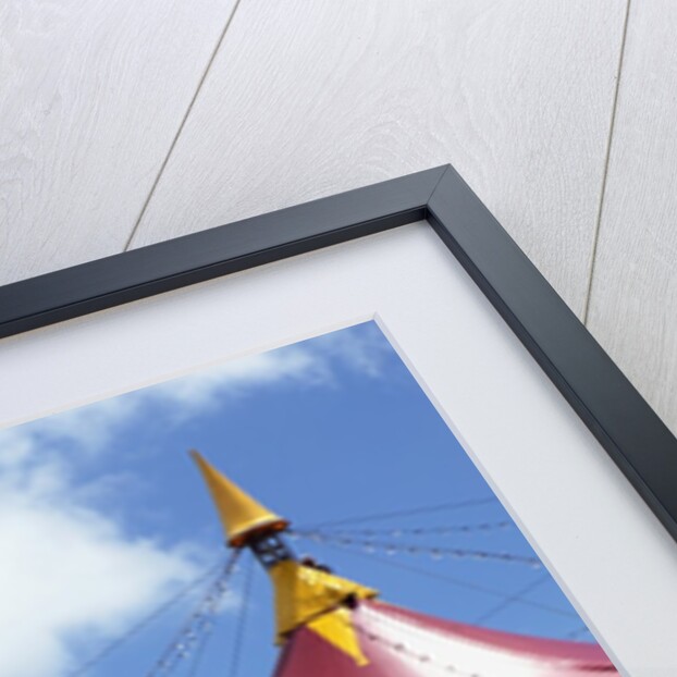 Low angle view of a circus tent roof by Anonymous