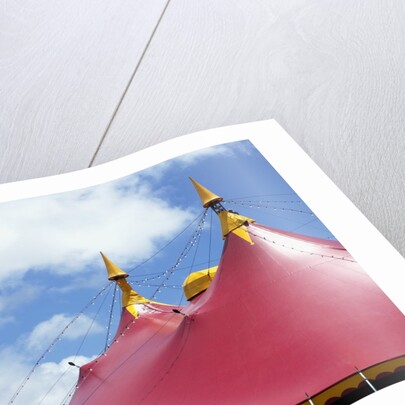 Low angle view of a circus tent roof by Anonymous