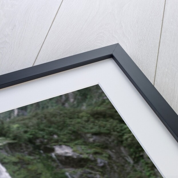 Waterfall on Milford Sound by Anonymous