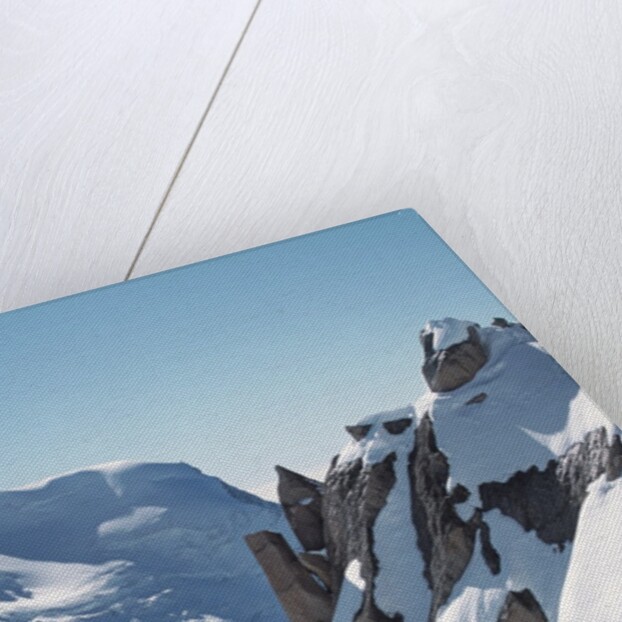 High angle view of a mountain valley by Anonymous