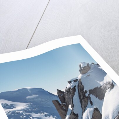 High angle view of a mountain valley by Anonymous