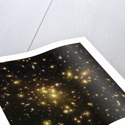 Gravitational Lens of a Galaxy Cluster by Anonymous