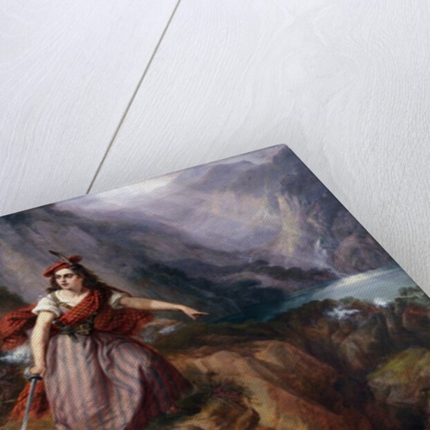 Helen MacGregor in the Conflict at the Pass of Loch Ard by Siegfried Detlev Bendixen