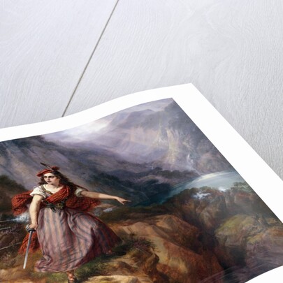 Helen MacGregor in the Conflict at the Pass of Loch Ard by Siegfried Detlev Bendixen