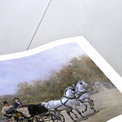 A Sunday Pleasure Outing in the Park by Ottokar Walter