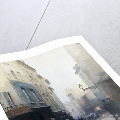 A Street Market, Paris, France by Victor Gabriel Gilbert