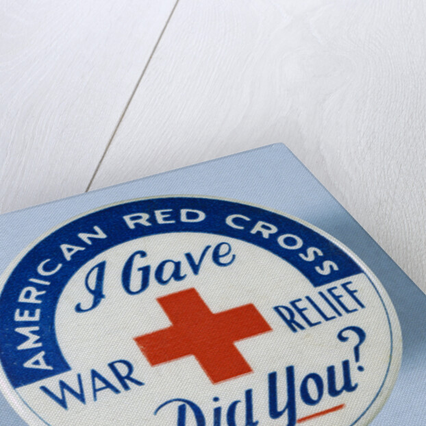 American Red Cross Button by Anonymous
