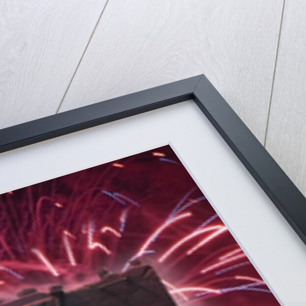 The Liberty Bell and Fireworks by Anonymous