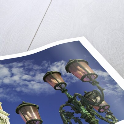 Campanile and Street Lamp by Anonymous