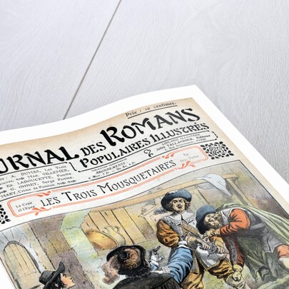 Magazine Illustration of the Three Musketeers by Anonymous