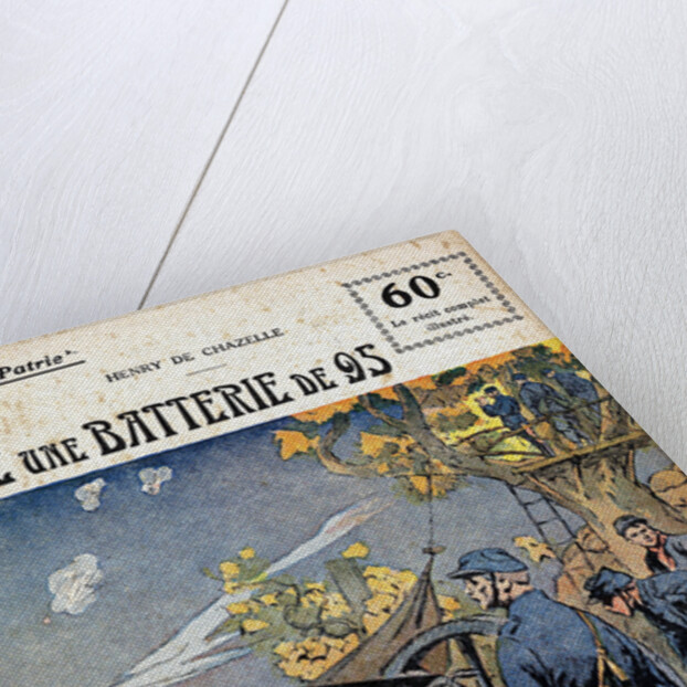 Cover Illustration of With a Battery of 95 by Henry de Chazelle