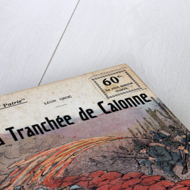Cover Illustration of The Trench of Calonne by Leon Groc