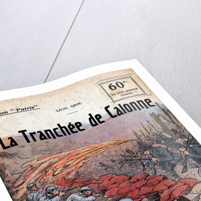 Cover Illustration of The Trench of Calonne by Leon Groc