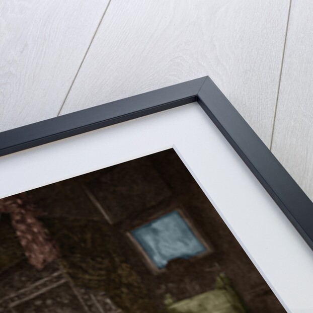 Illustration of Emile Zola at His Desk by Anonymous