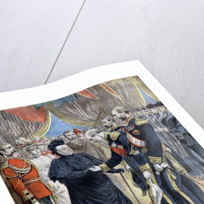 Illustration of the Arrival of Queen Victoria at Cherbourg in 1897 by Anonymous