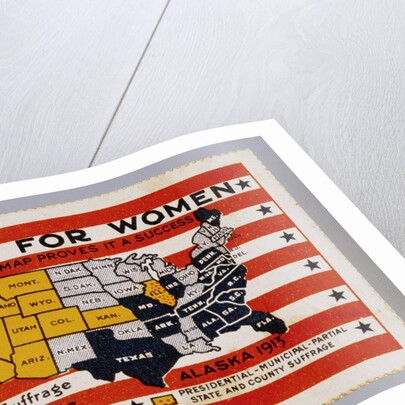 Votes for Women Stamp by Anonymous