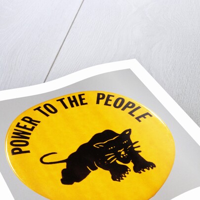 Black Panther Pin by Anonymous