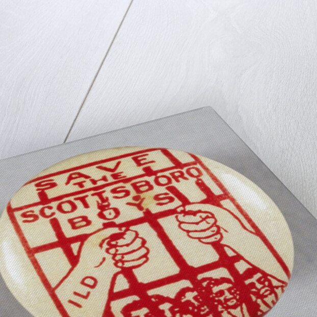 Save The Scottsboro Boys Button by Anonymous