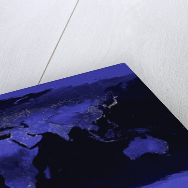 Earth at Night by Anonymous