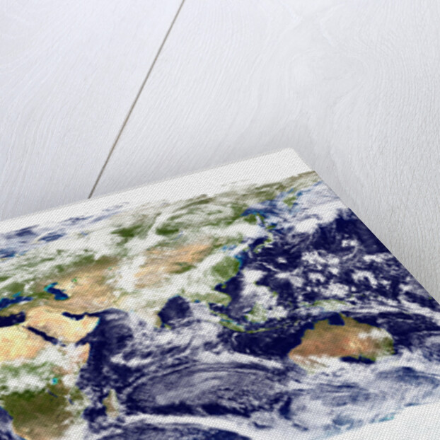 Earth with Clouds by Anonymous