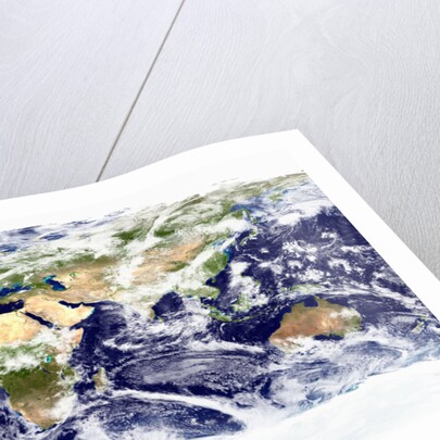 Earth with Clouds by Anonymous