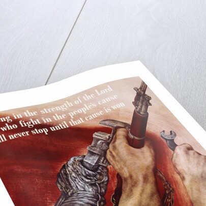 Strong in the Strength of the Lord Poster by David Stone Martin