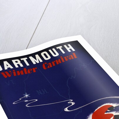Dartmouth Winter Carnival Poster by John Ryland Scotford