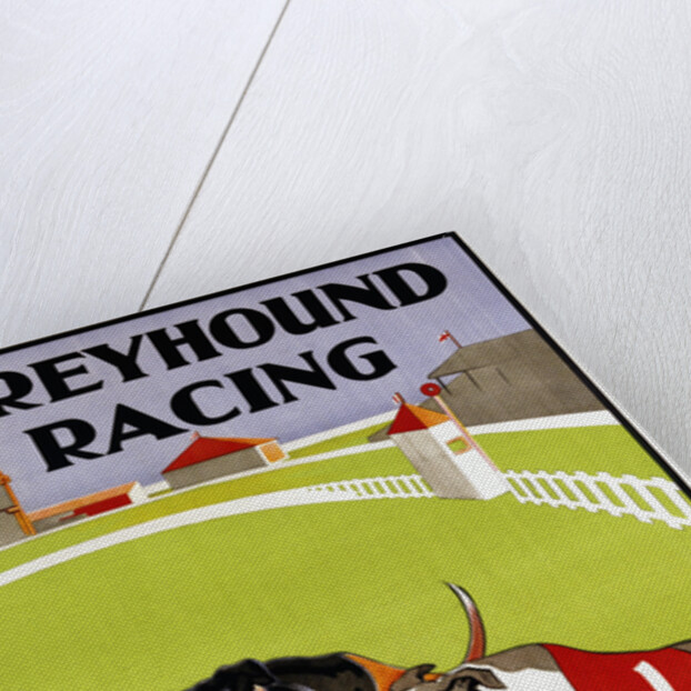 Greyhound Racing Poster by Anonymous