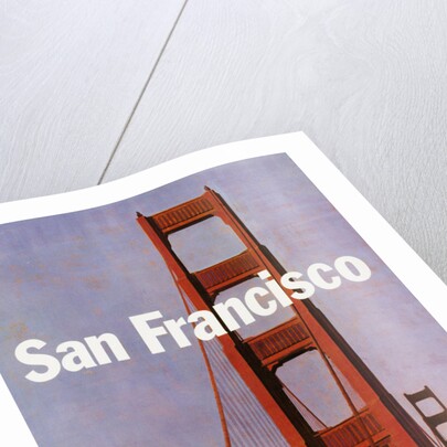 San Francisco United Airlines Poster by Stan Galli