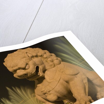 Stone Lion at the Gate of Heavenly Peace by Anonymous