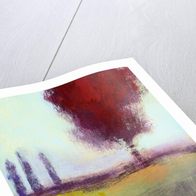 Three Cypress by Lou Wall