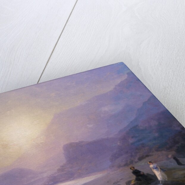 Pushkin at the Water's Edge by Ivan Aivazovsky